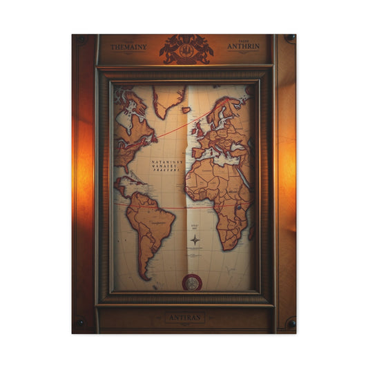 Antique Maps Art Luxury Canvas Wall Art & Canvas Print