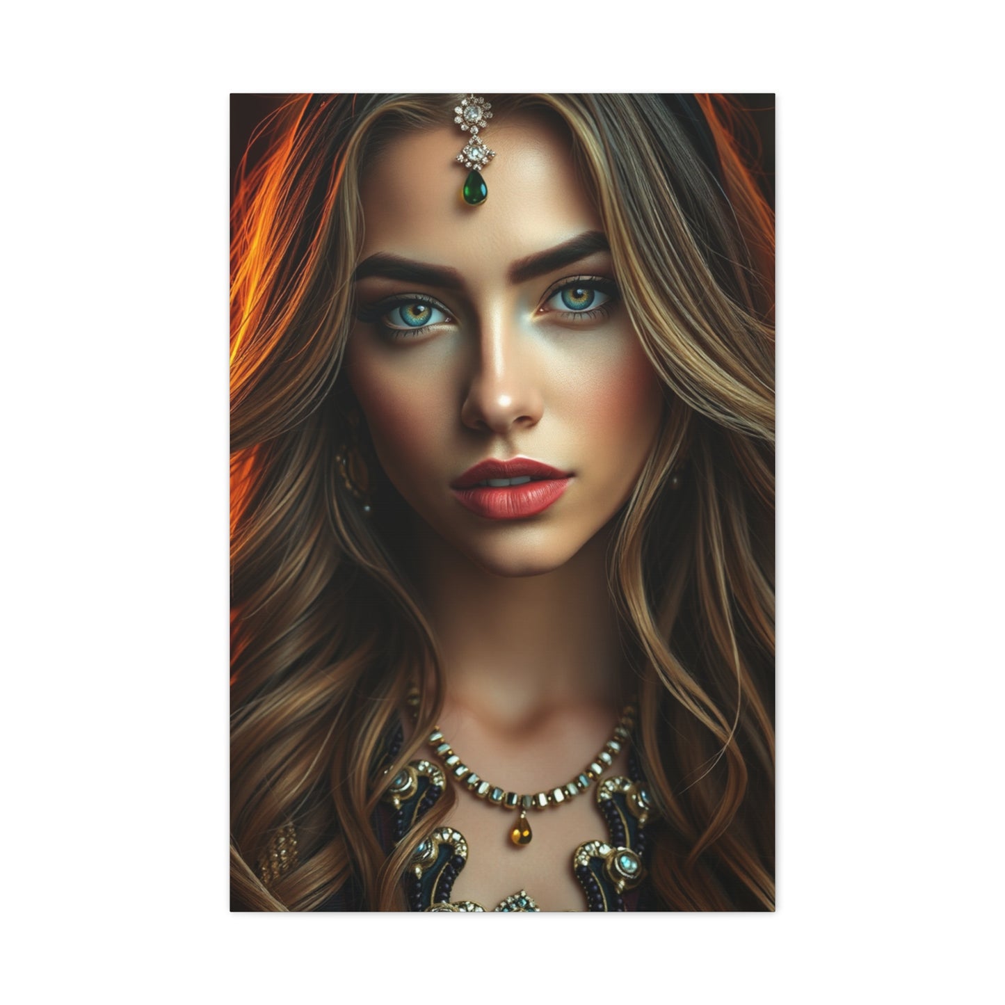 Celestial Glamour Art Canvas Wall Art & Canvas Print