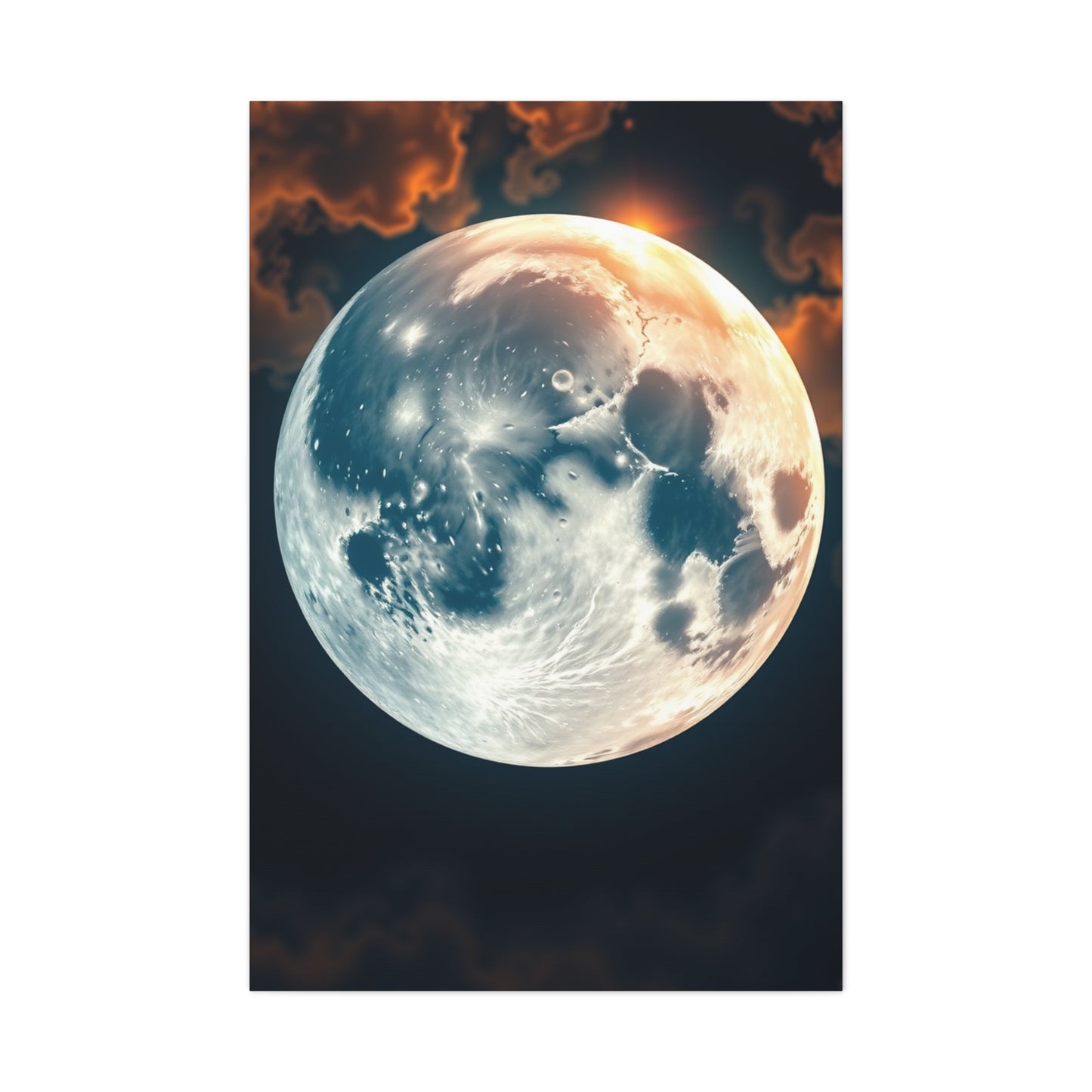Moonlit Tranquility Canvas Wall Art & Canvas Print