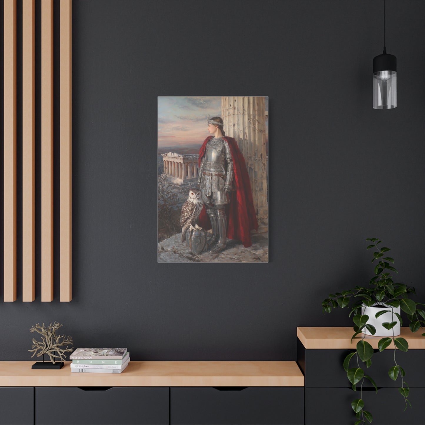 Athena Goddess of Wisdom Classical Painting Wall Art & Canvas Print