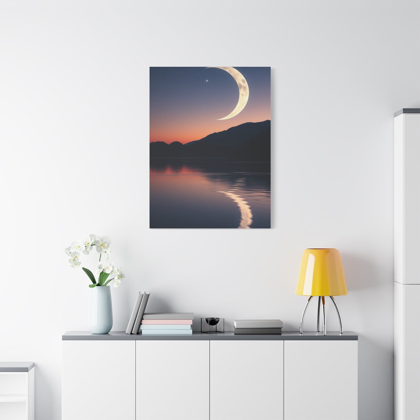 Supreme Crescent Moon Art Collection Wall Art & Canvas Print