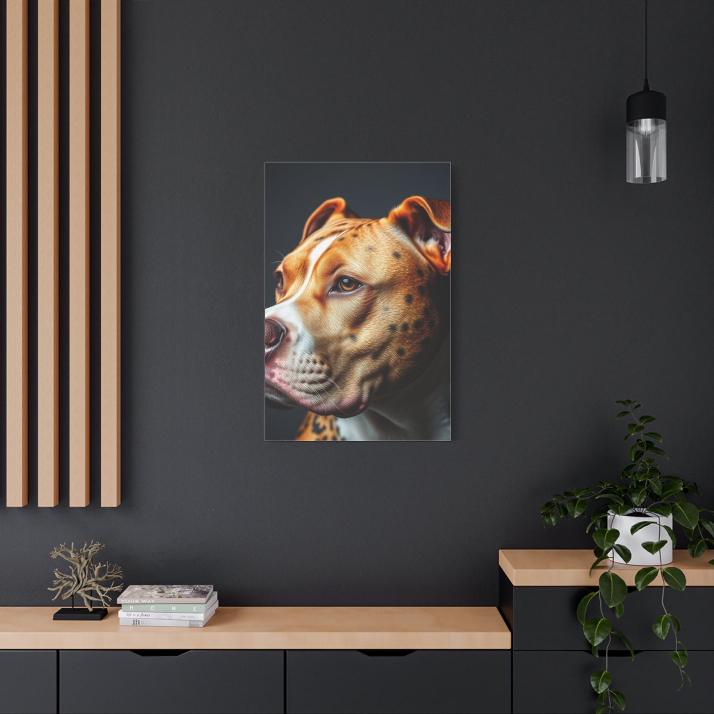 Vision Pit Bull Art Art Wall Art & Canvas Print
