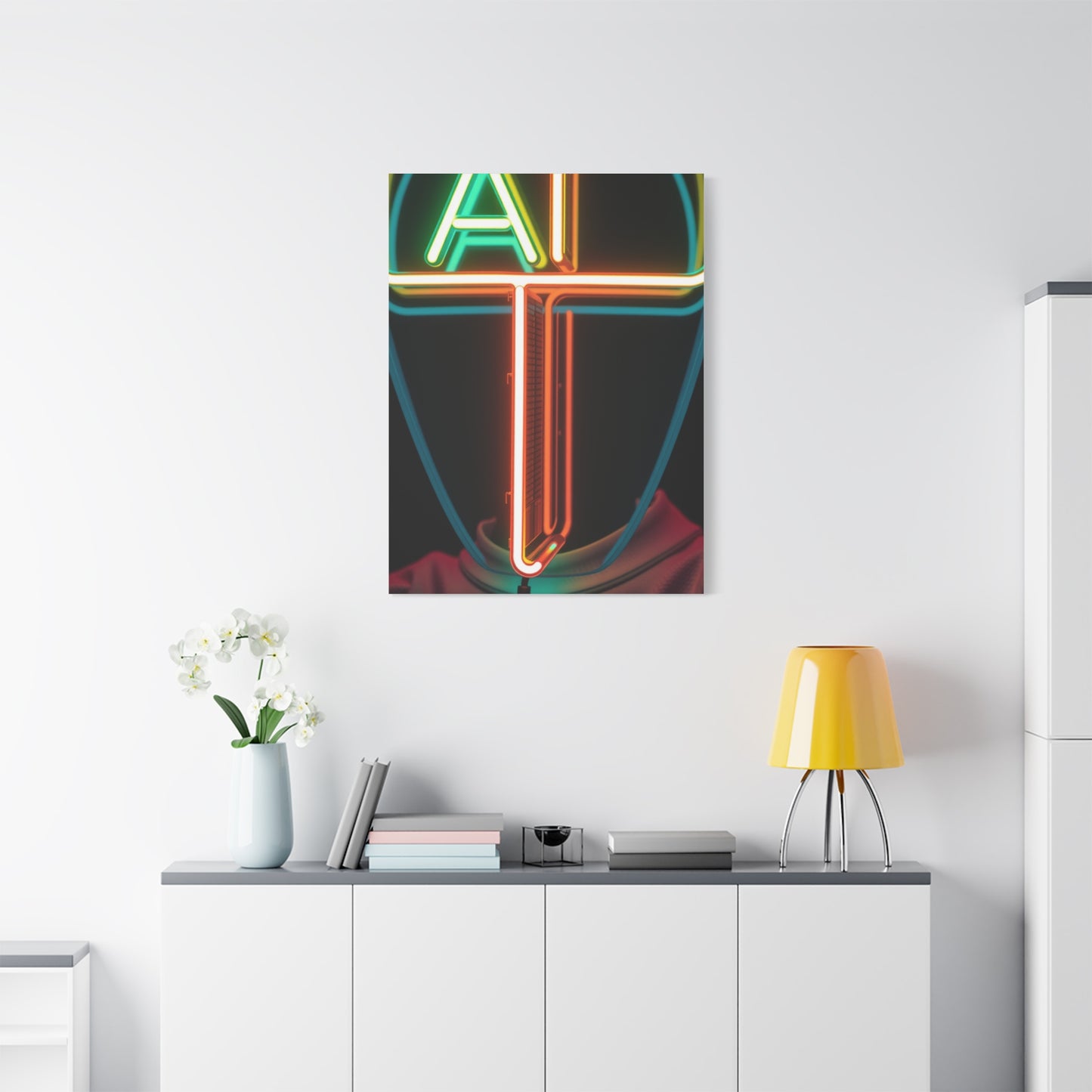 Fluorescent Splendor Art Wall Art & Canvas Print