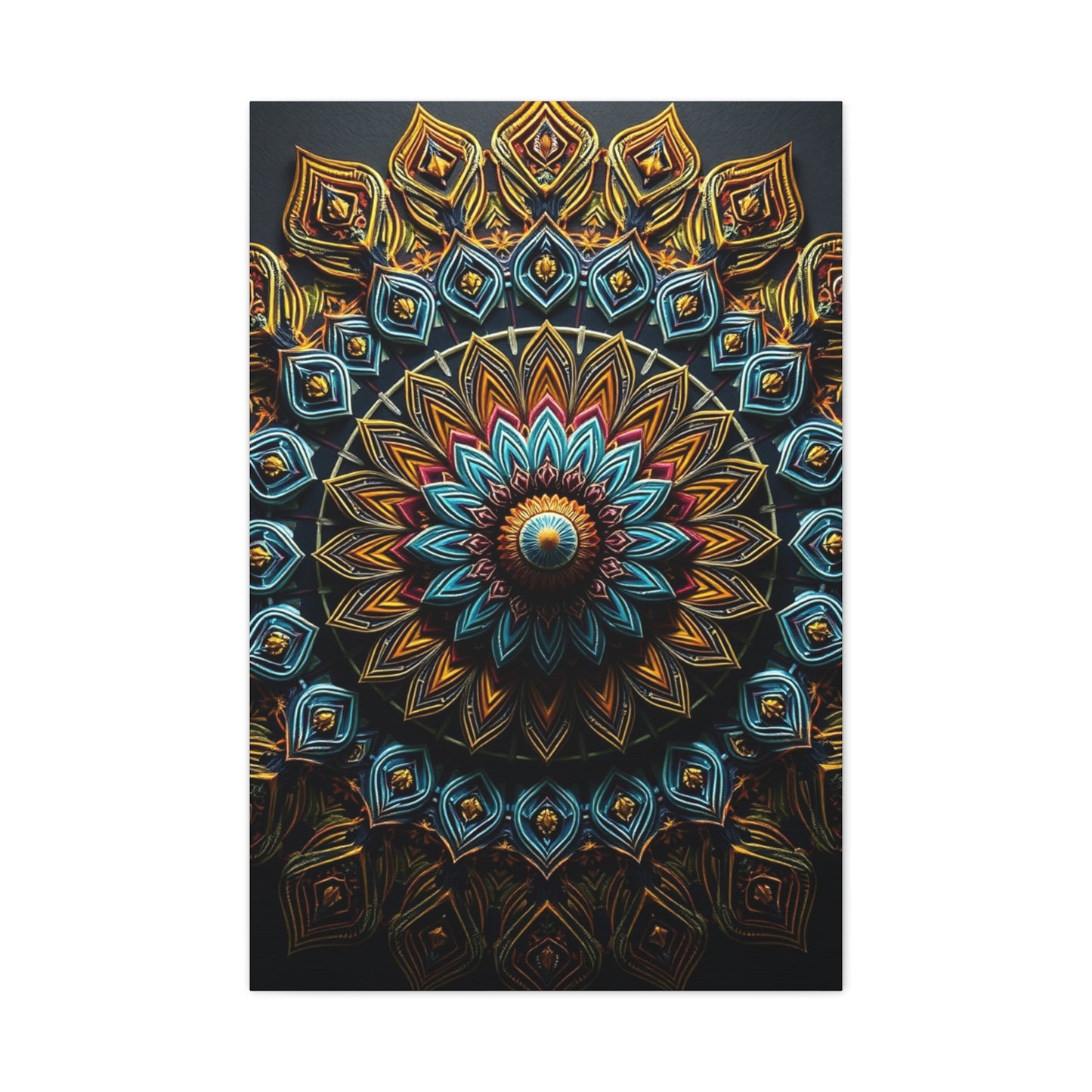 Vision Mandala Art Art Wall Art & Canvas Print