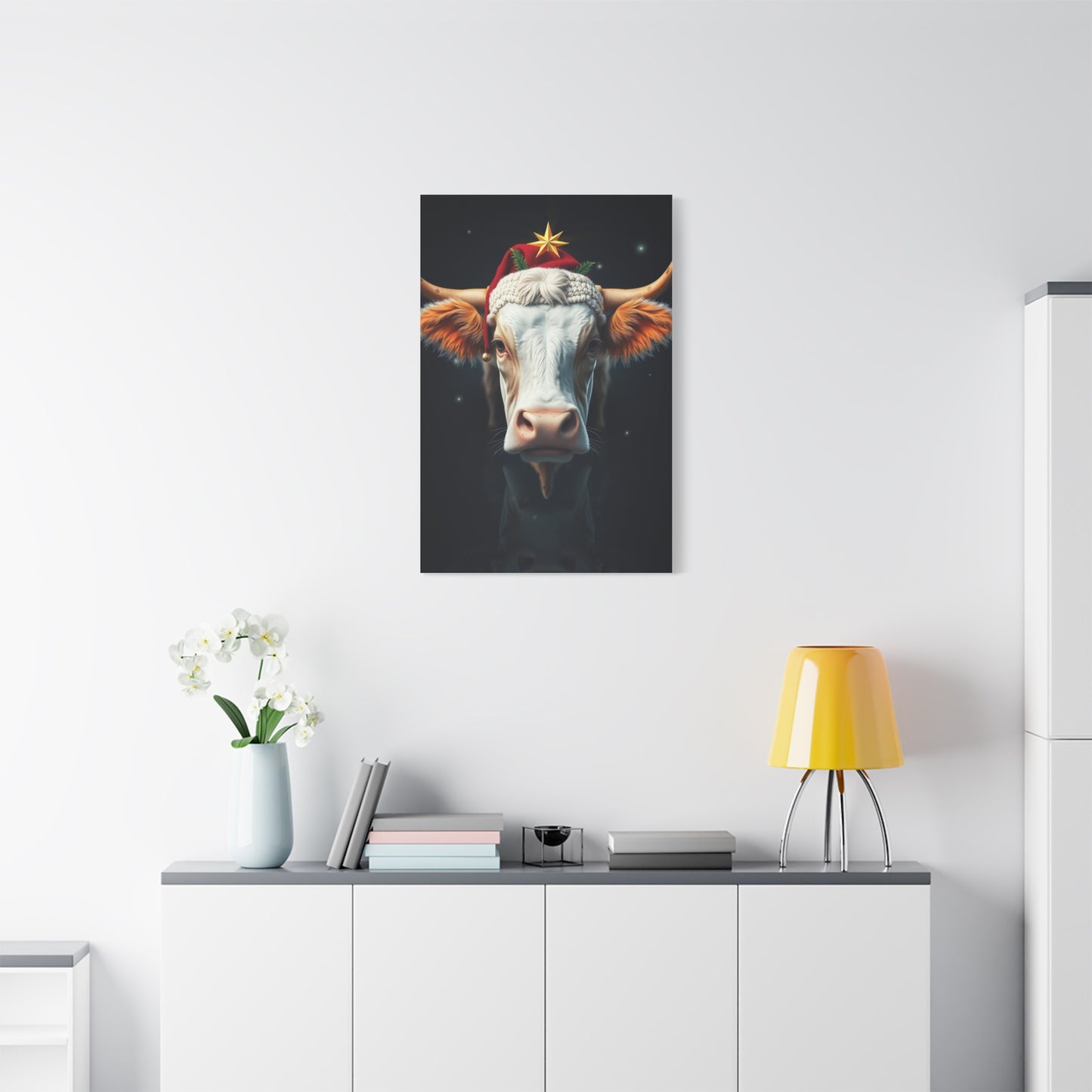Noel Bovine Serenity Canvas wall art & canvas print
