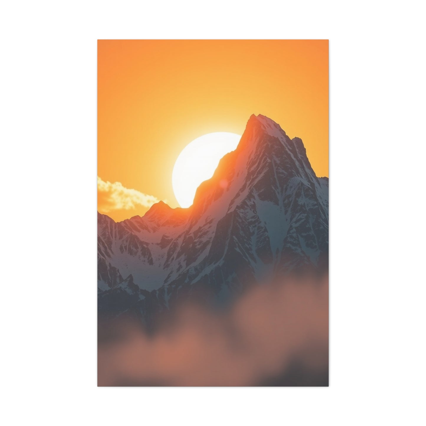 Radiant Summit Masterpiece Wall Art & Canvas Print