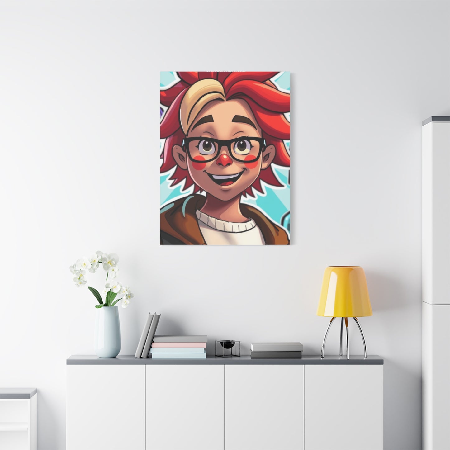 Elite Toon Illustration Canvas Wall Art & Canvas Print
