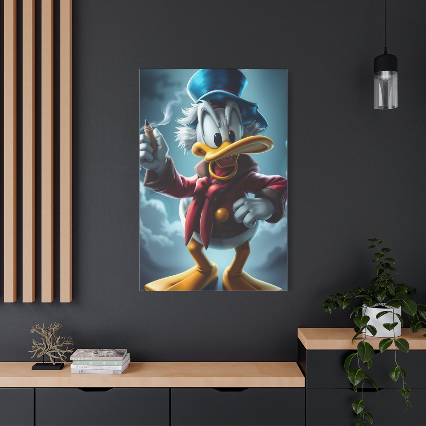 Sumptuous Feathers Canvas Wall Art & Canvas Print