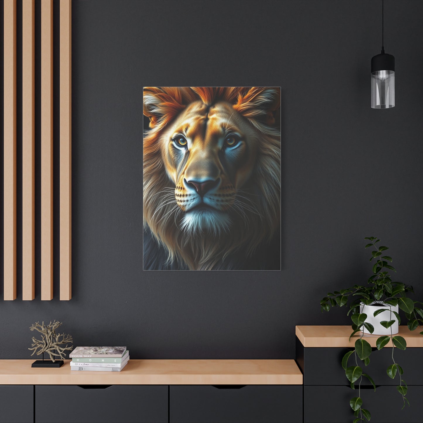 Crowned Monarch Canvas Wall Art & Canvas Print