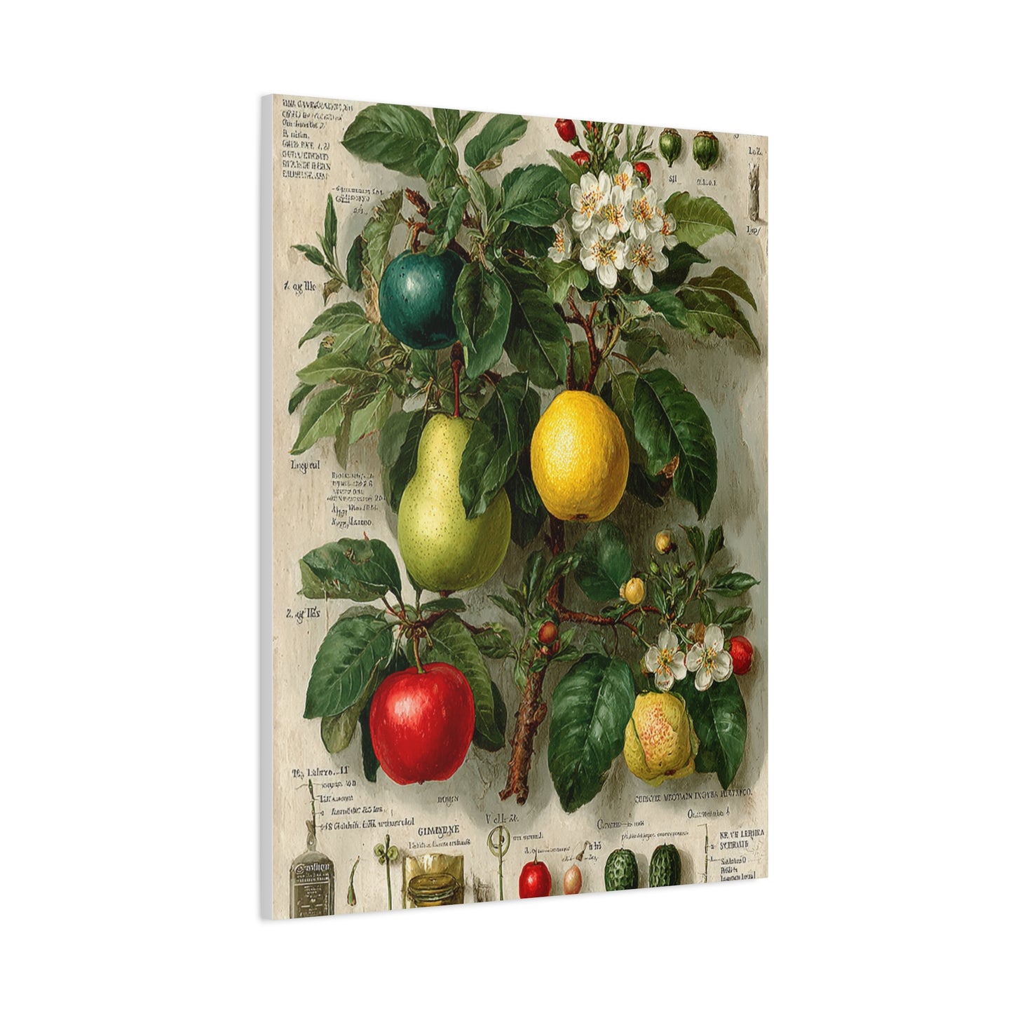 Antique Pomology Botanical Study Wall Art & Canvas Print