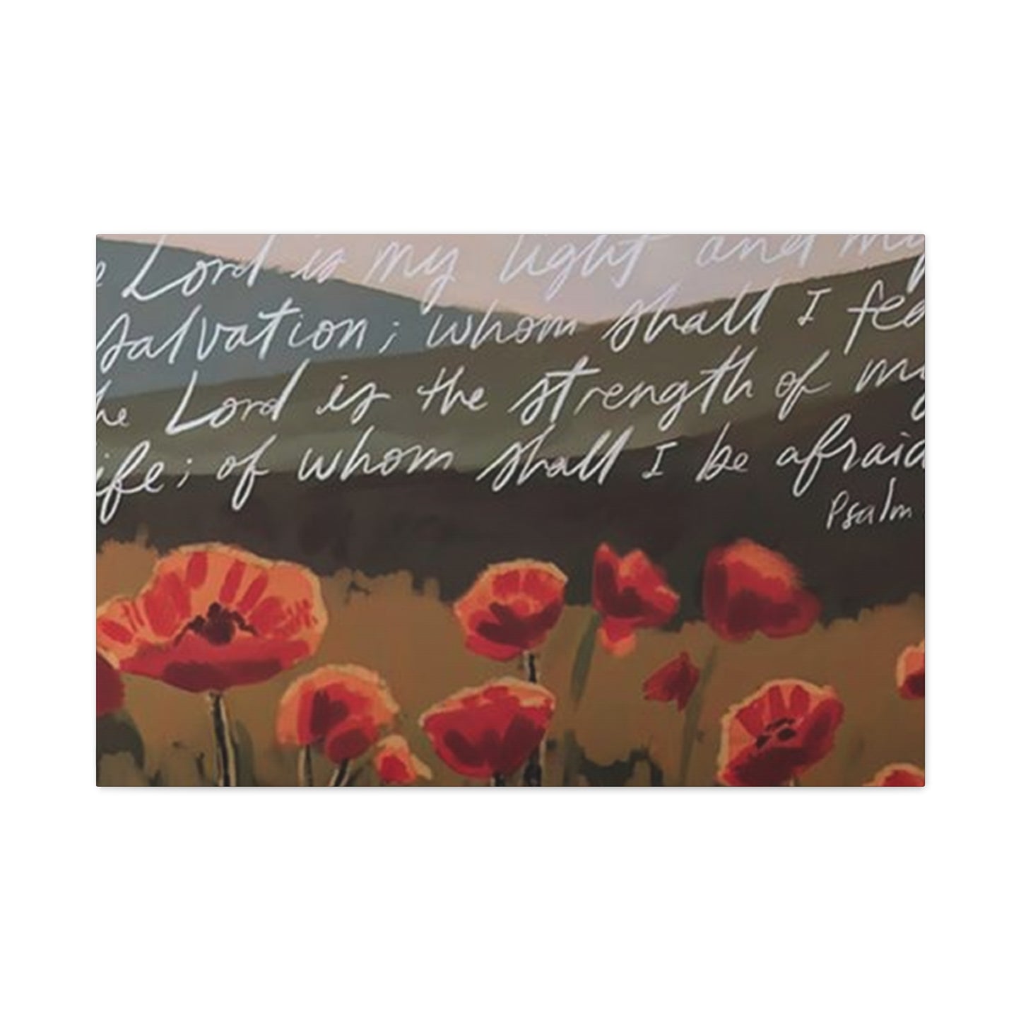 Flowers and Scripture Wall Art & Canvas Prints