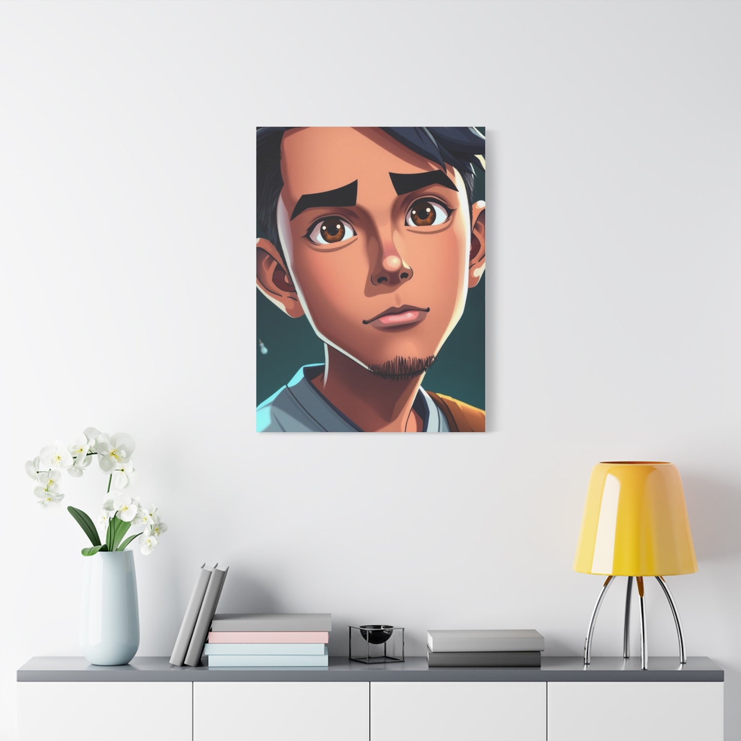 Charming Abstraction Print Wall Art & Canvas Print