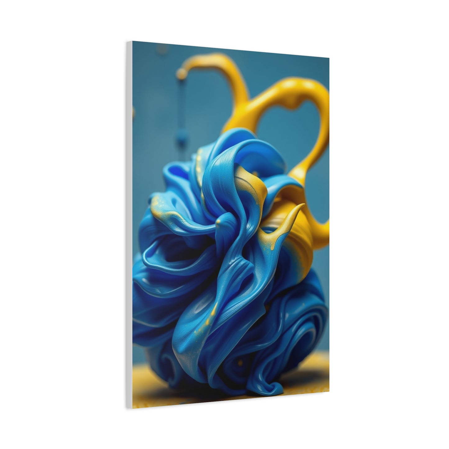 Supreme Blue & Yellow Art Collection Wall Art & Canvas Print