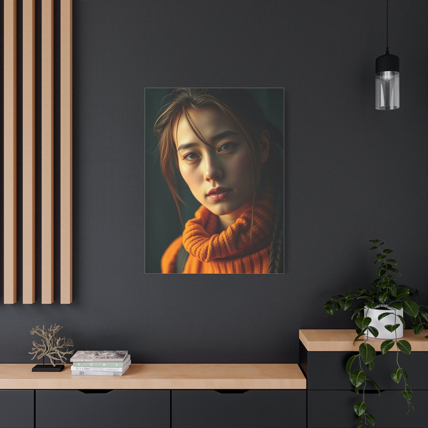 Amber Reverie Canvas Wall Art & Canvas Print