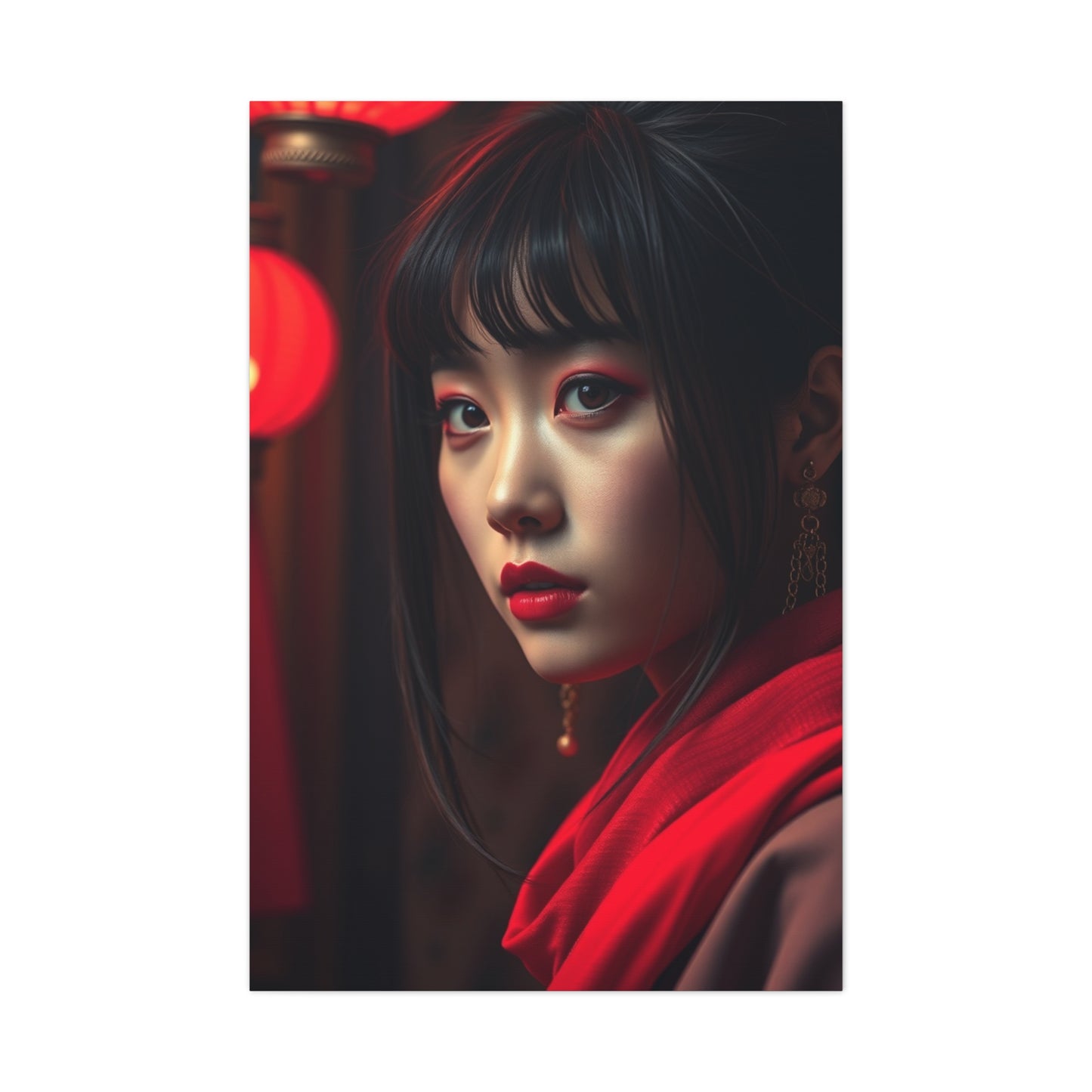 Scarlet Elegance Wall Art Wall Art & Canvas Print