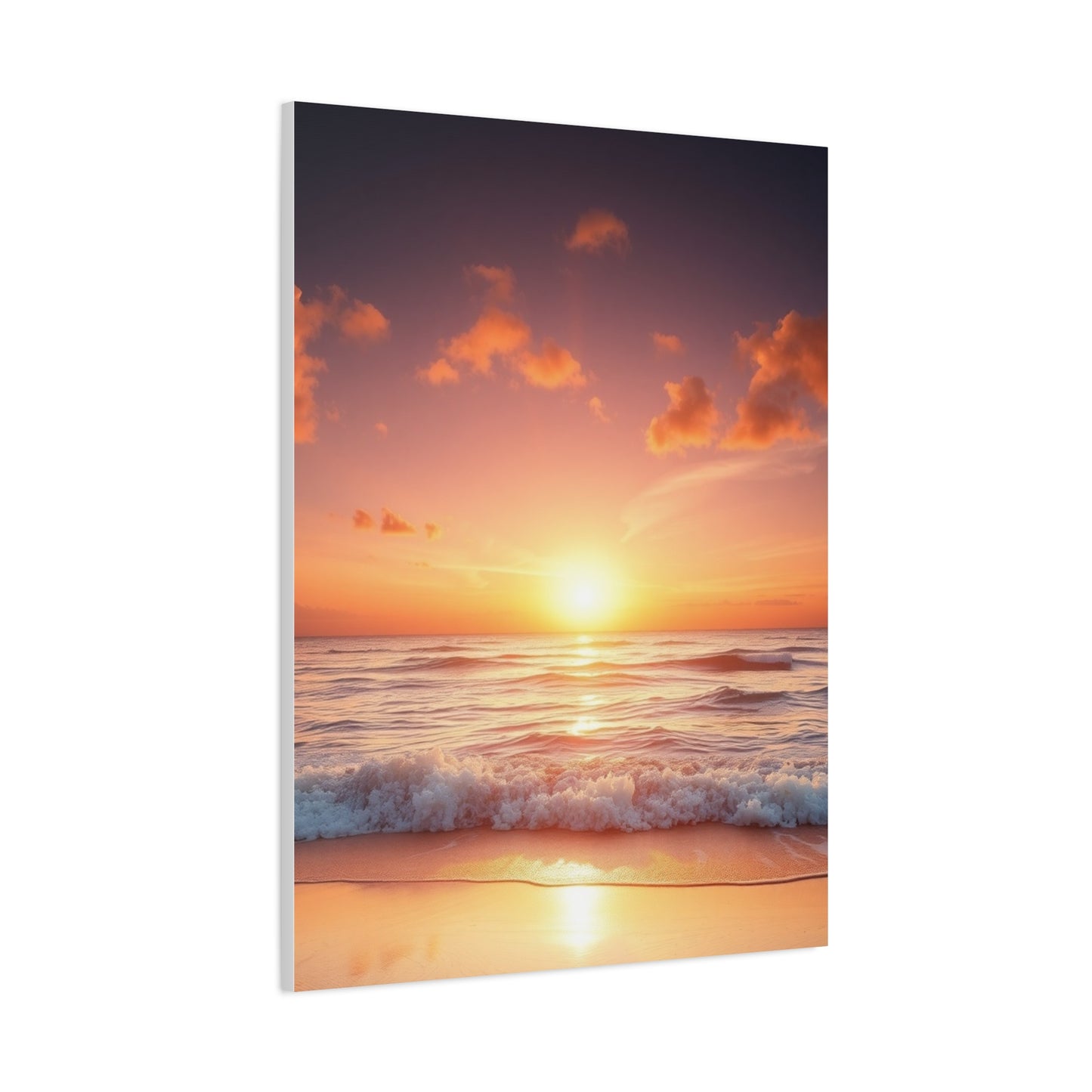 Vision Beach Sunrise and Sunset Art Art Wall Art & Canvas Print
