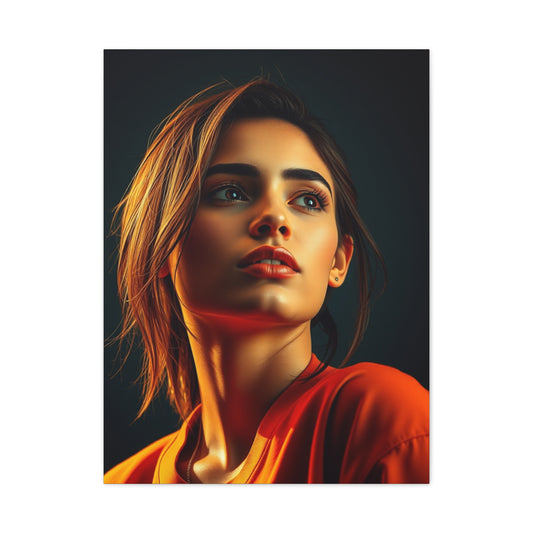 Supreme Pop of Orange Art Collection Wall Art & Canvas Print