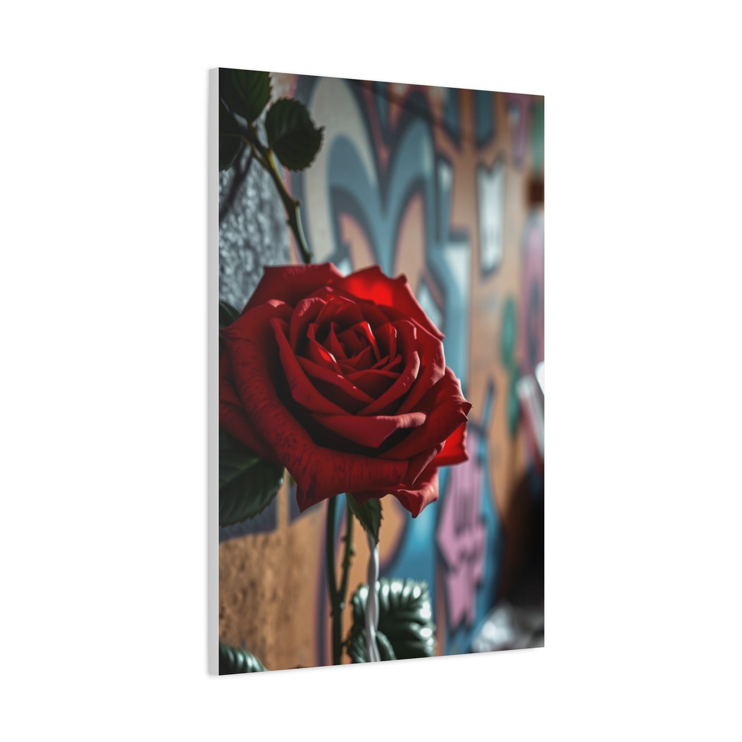 Roses in Urban Symphony Wall Art & Canvas Print