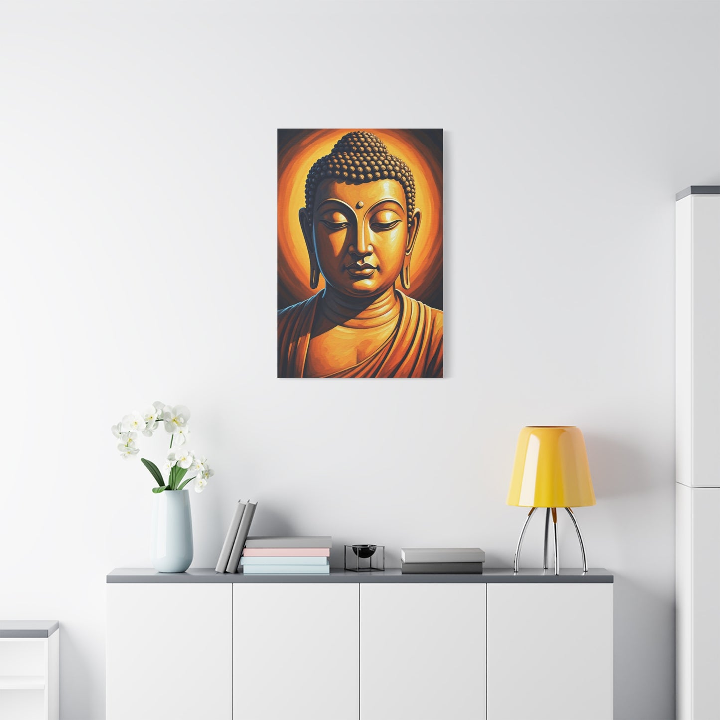 Divine Calm Buddha Close-Up Wall Art & Canvas Prints