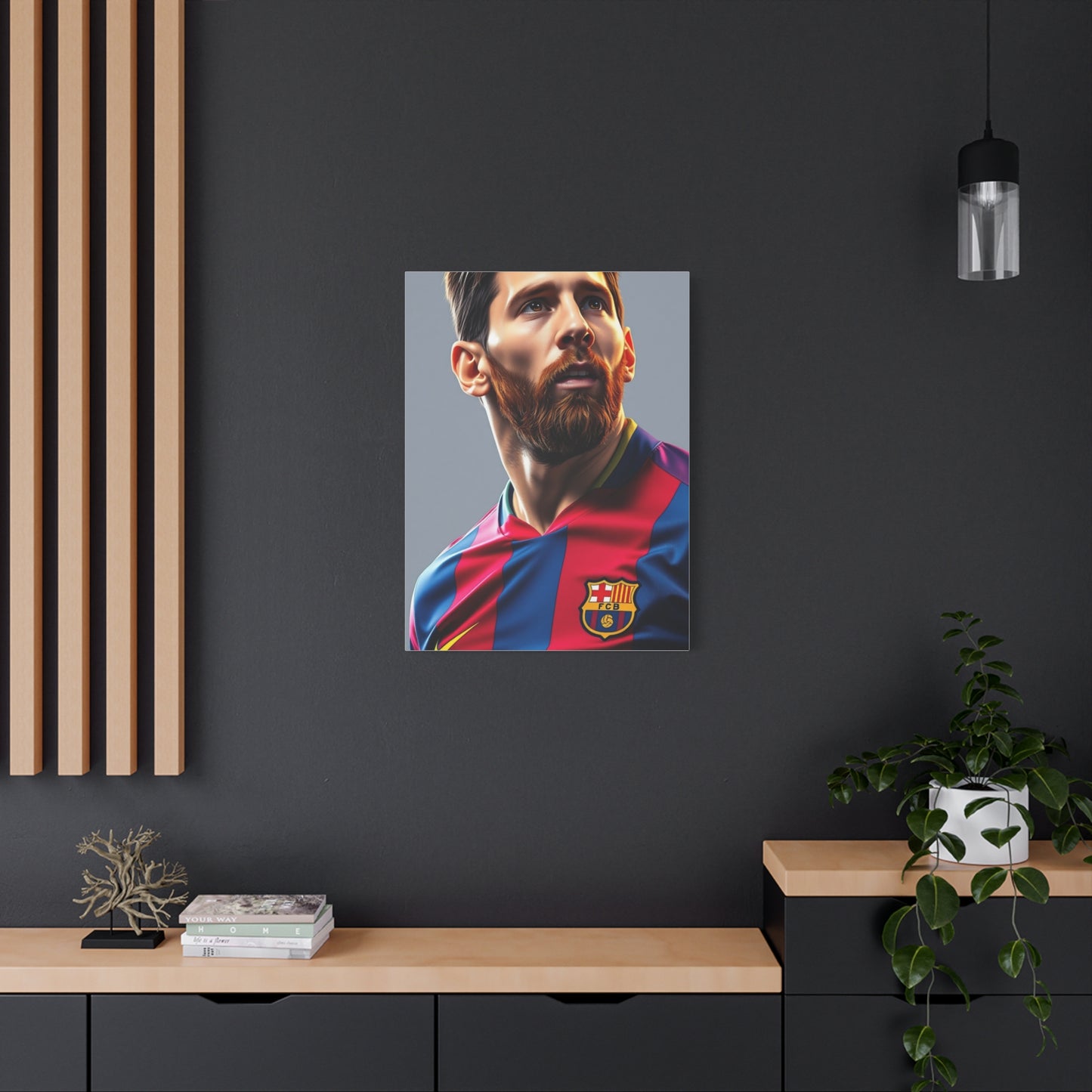 Lionel Messi: Canvas of Elegance Wall Art & Canvas Print