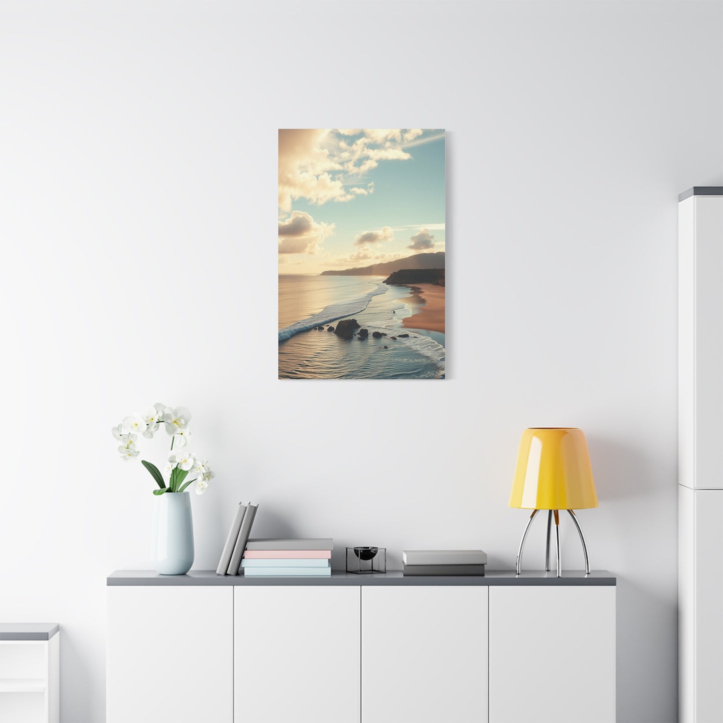 Azure Tranquility Art Series Wall Art & Canvas Print