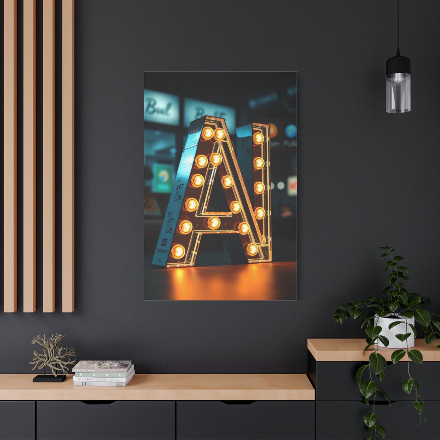 Masterpiece Alphabet & Letter Art Vision Wall Art & Canvas Print