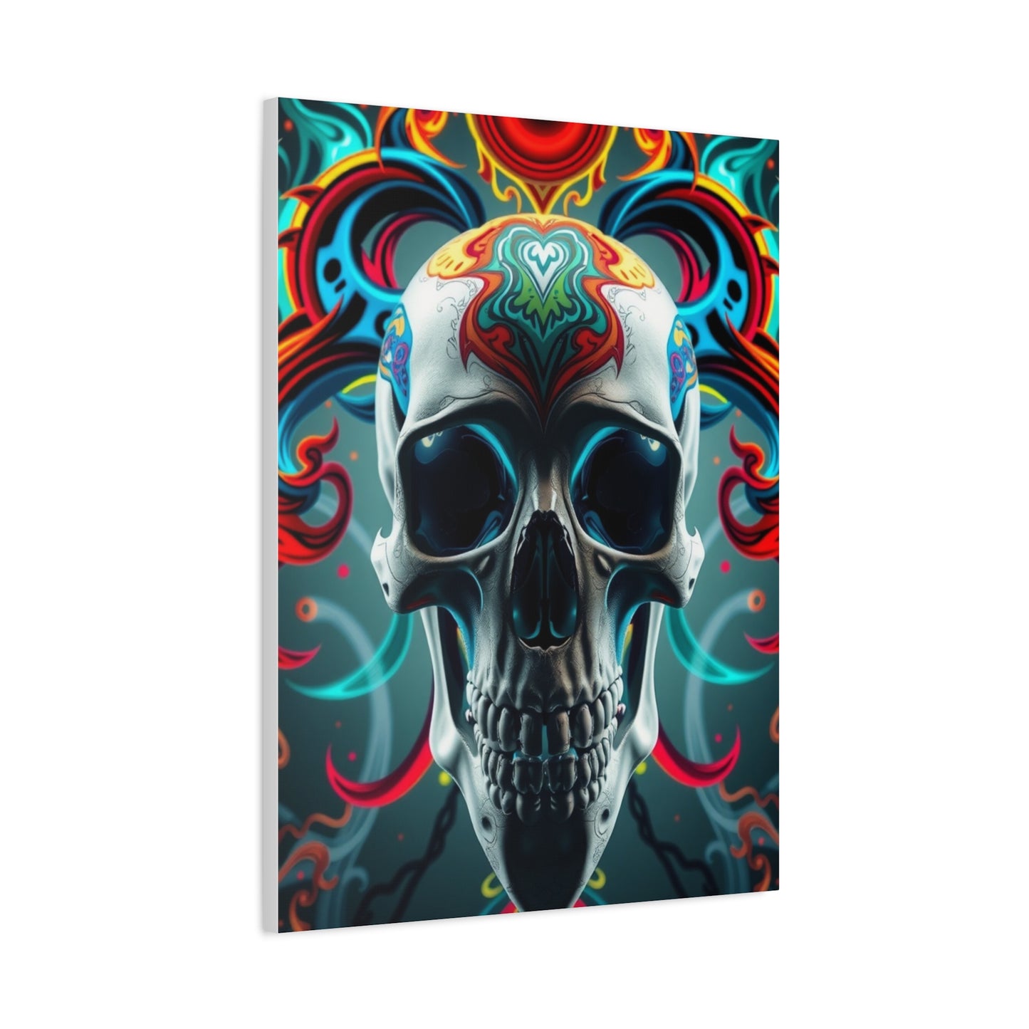 Collection 3D Trippy Skull Art By Ali Gulec Art Art Wall Art & Canvas Print