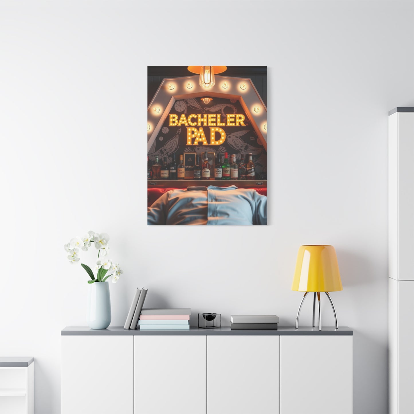 Vision Bachelor Pad Art Art Wall Art & Canvas Print