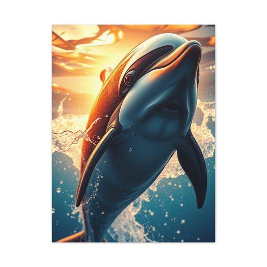 Supreme Dolphin Art Collection Wall Art & Canvas Print