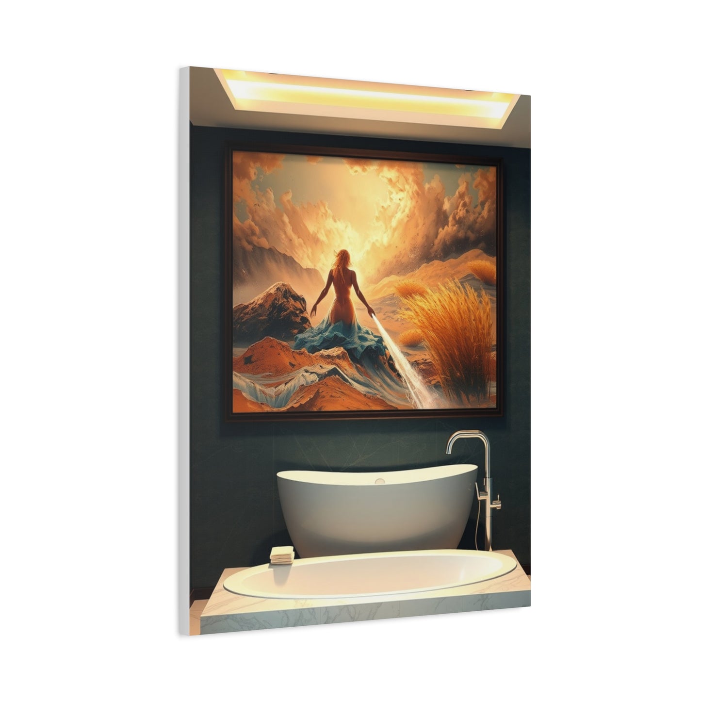 Opulent Oasis Masterpiece Wall Art & Canvas Print