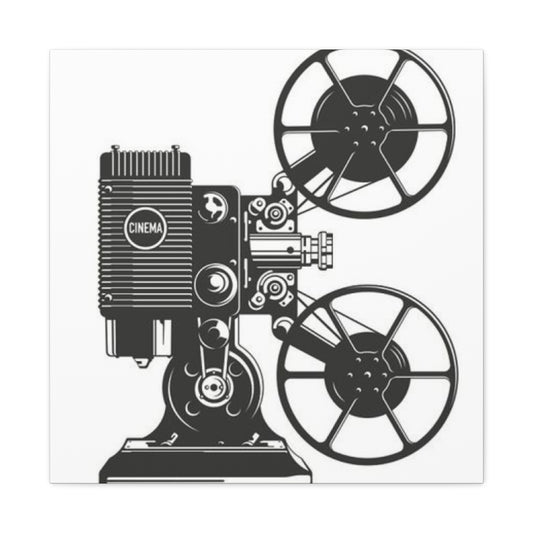 Old Cinema Camera Wall Art & Canvas Prints