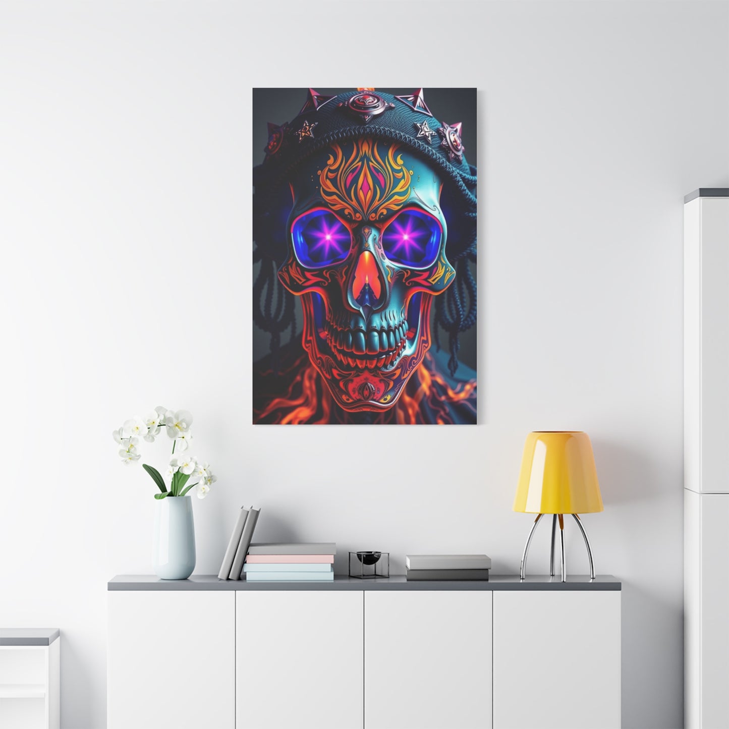 Radiant Skull Tableau Wall Art & Canvas Print