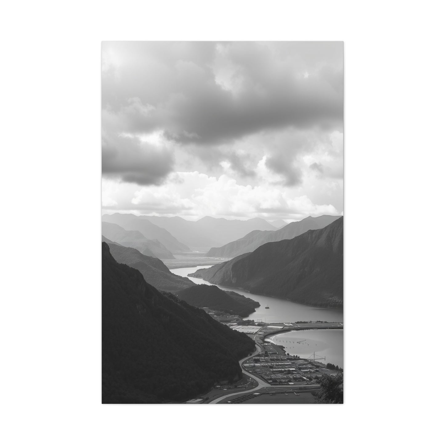 Black & White Scenic Landscapes Art Supreme Gallery Wall Art & Canvas Print
