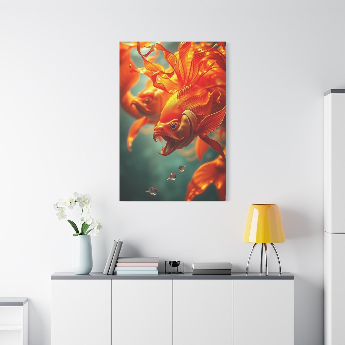 Ethereal Fins Elegance wall art & canvas print