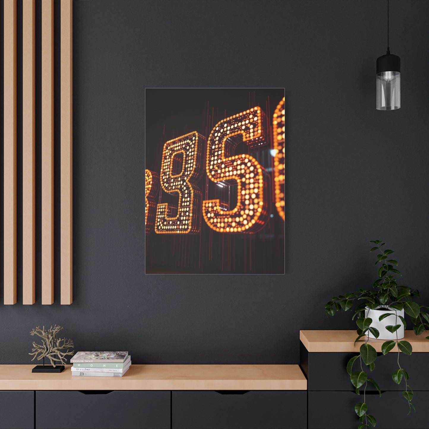 Vision Numbers Art Art Wall Art & Canvas Print