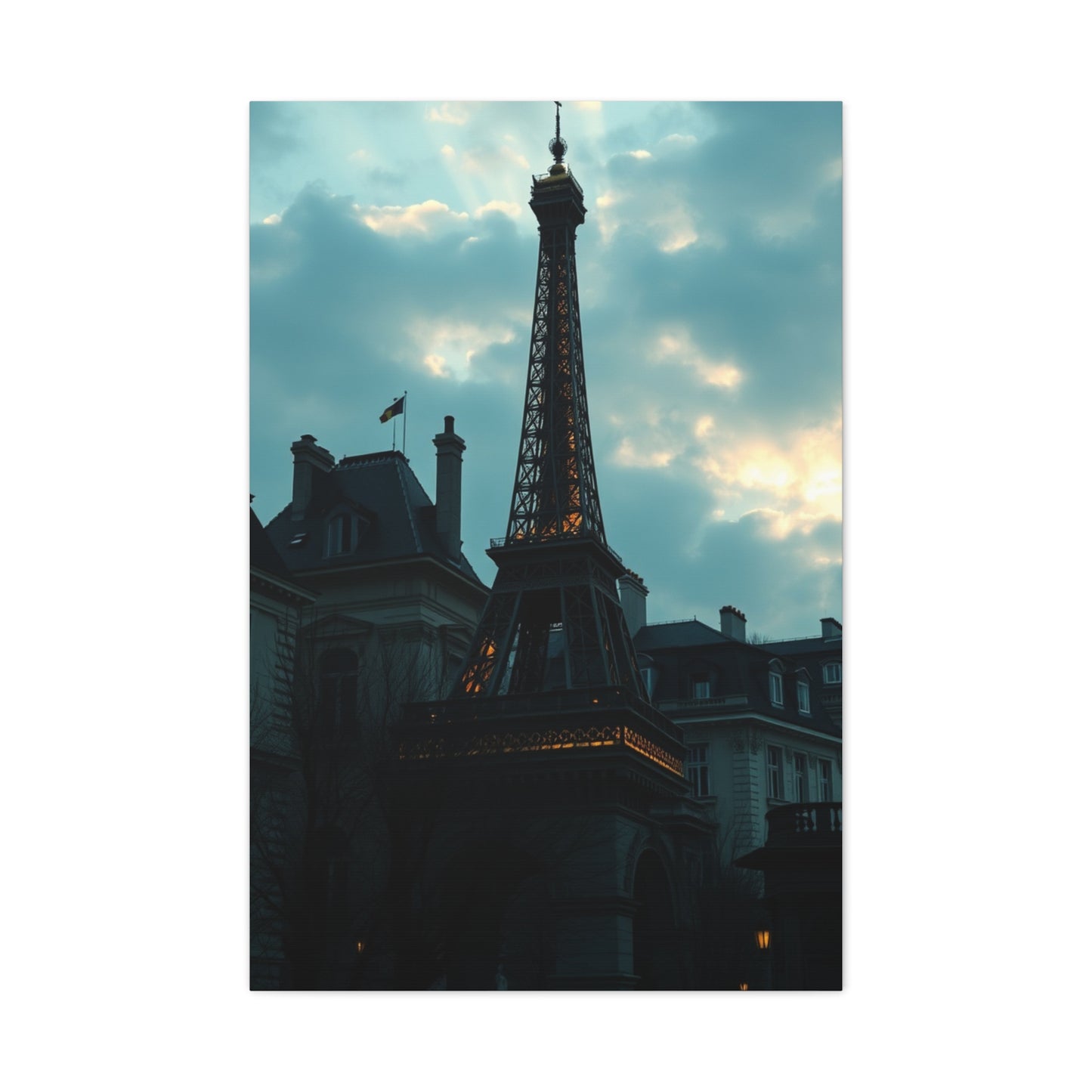 Sophisticated Parisian Essence Canvas