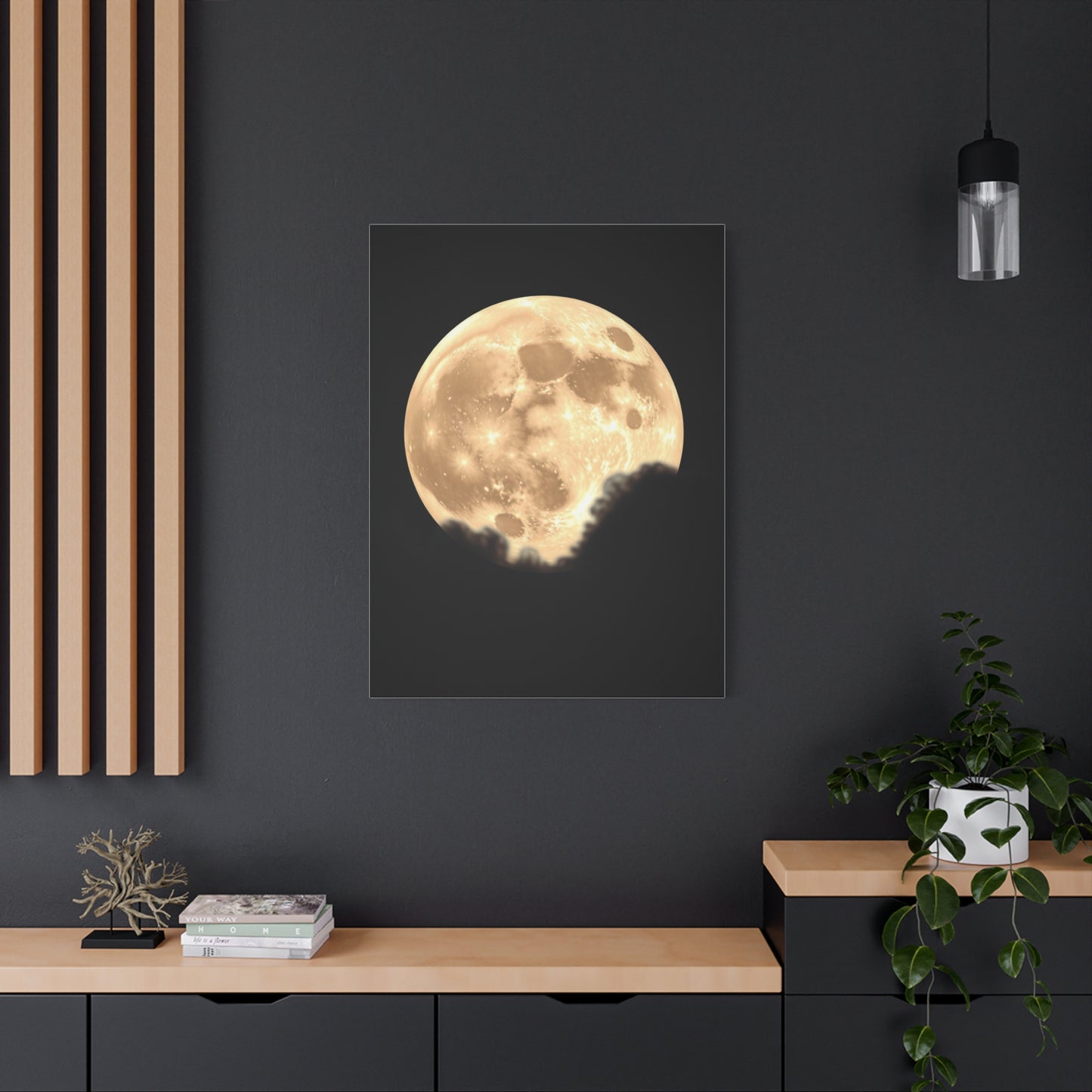 Lunar Essence Wall Masterpiece Wall Art & Canvas Print