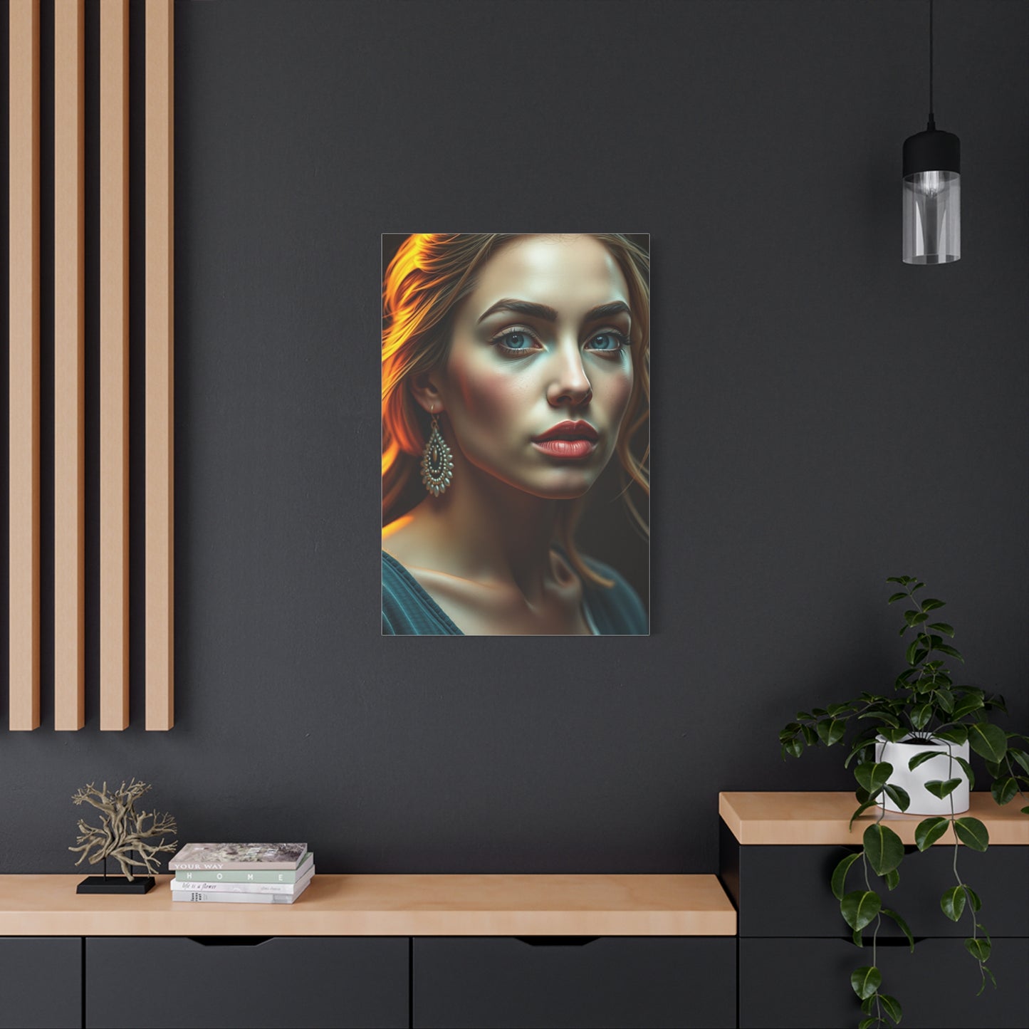Celestial Muse Portrait Wall Art & Canvas Print
