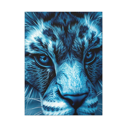 Masterpiece Blue & Gray Art Vision Wall Art & Canvas Print