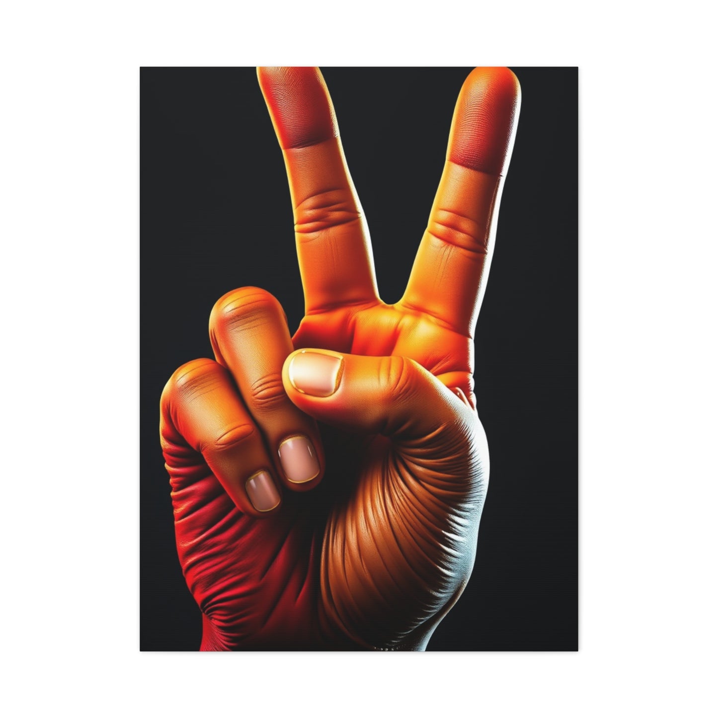 Supreme Peace Sign Art Collection Wall Art & Canvas Print