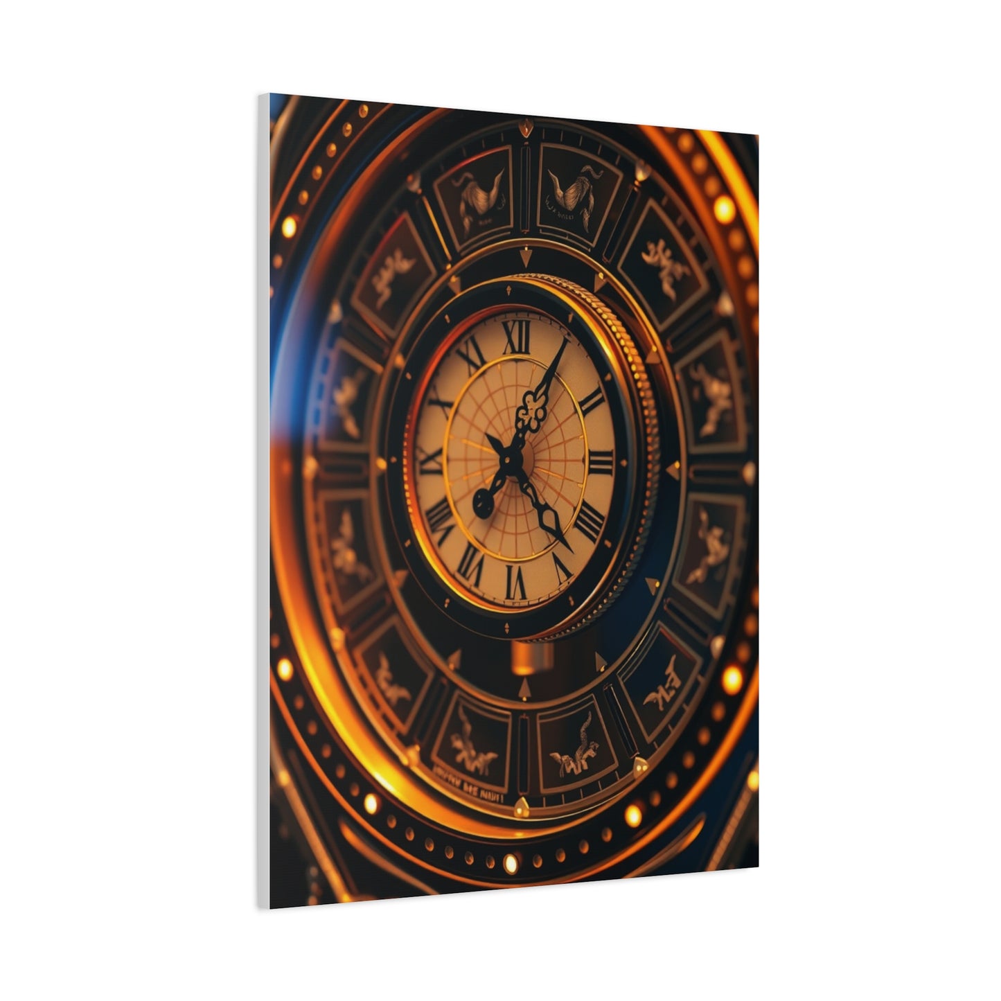 Clock Art Refined Canvas Wall Art & Canvas Print