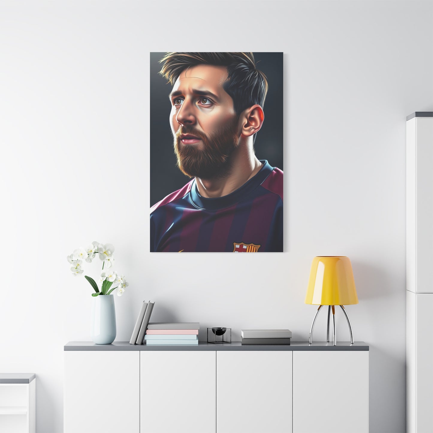 Ethereal Messi: Artistry on Canvas Wall Art & Canvas Print