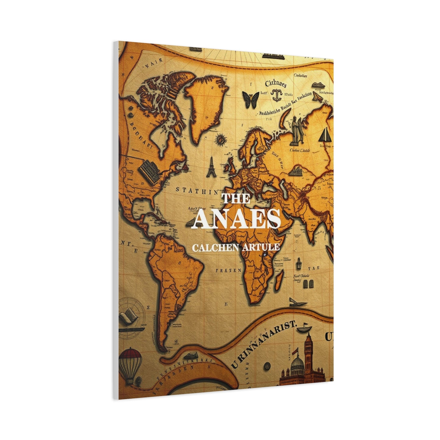 Antique Maps Art Supreme Canvas Wall Art & Canvas Print