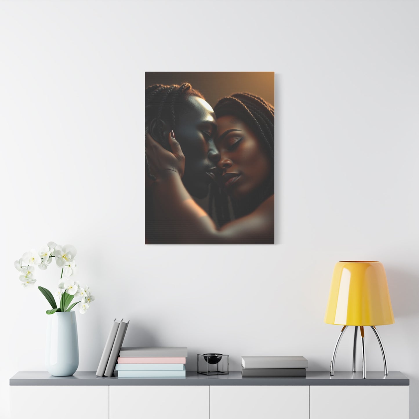 Masterpiece Black Love Art Vision Wall Art & Canvas Print