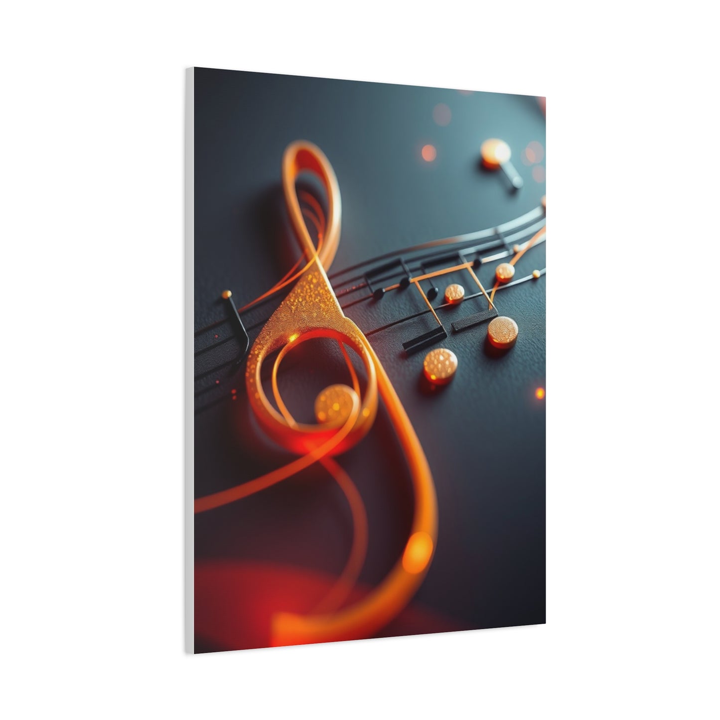 Vision Musical Notes Art Art Wall Art & Canvas Print