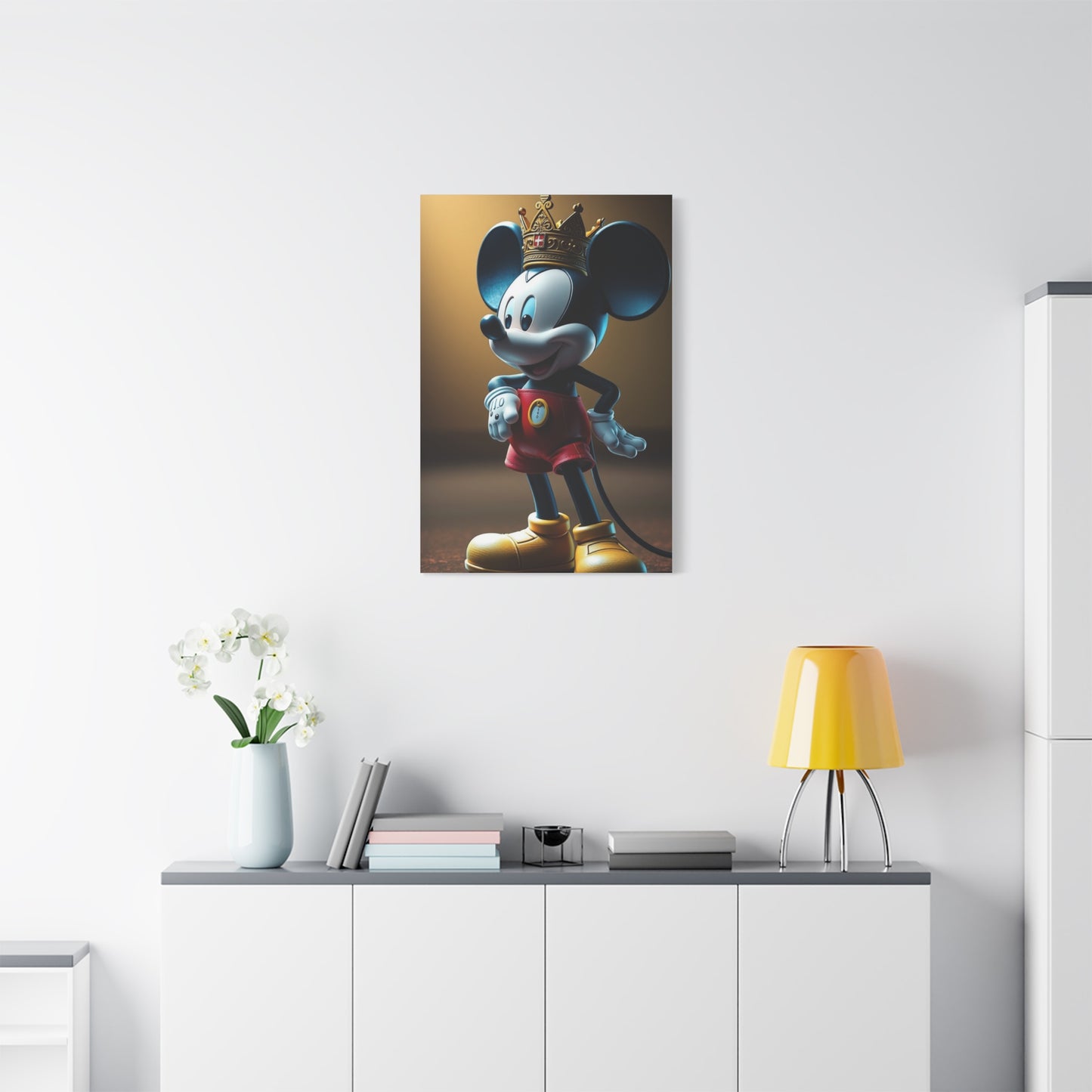 Regal Mickey Canvas Wall Art & Canvas Print