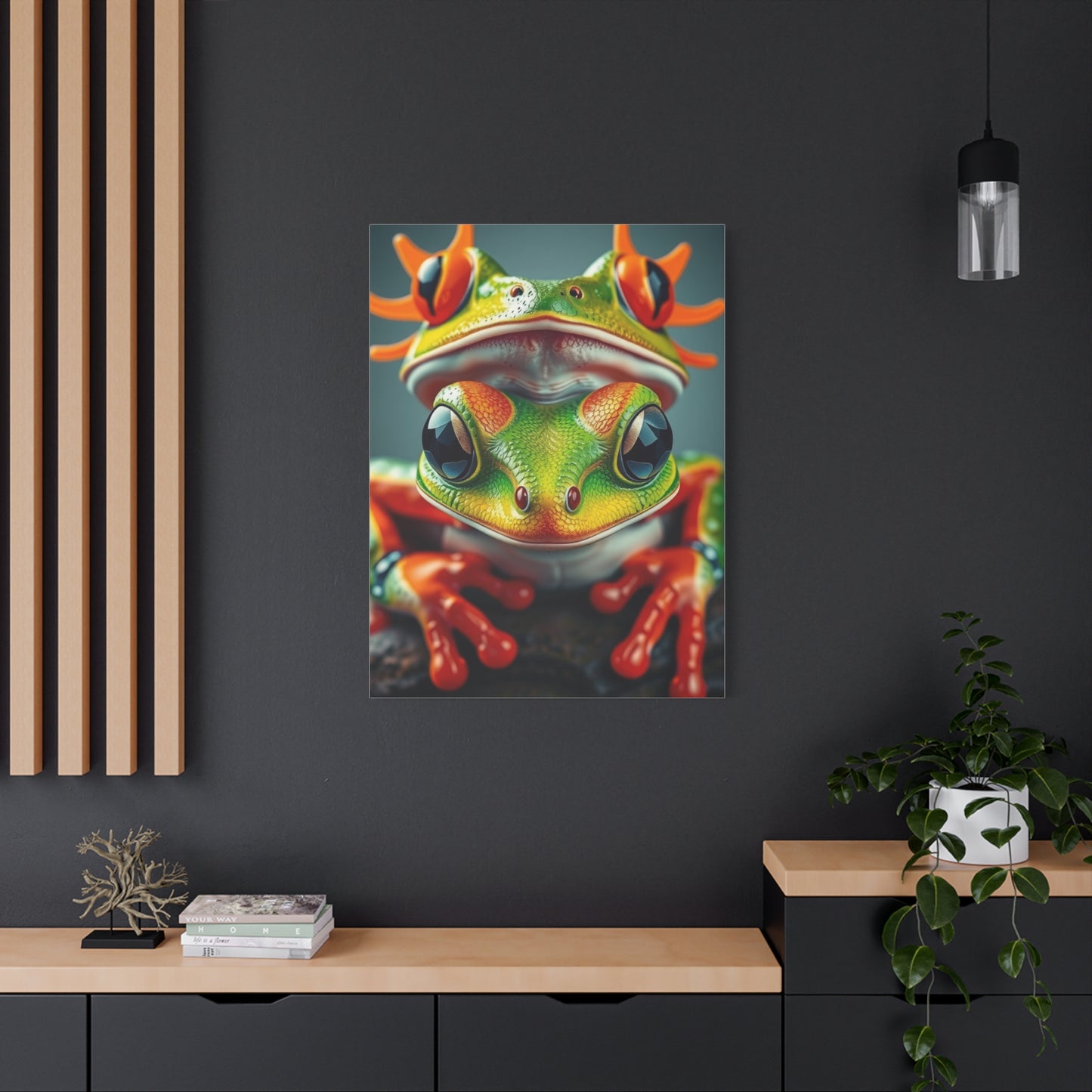 Amphibian Elegance Canvas