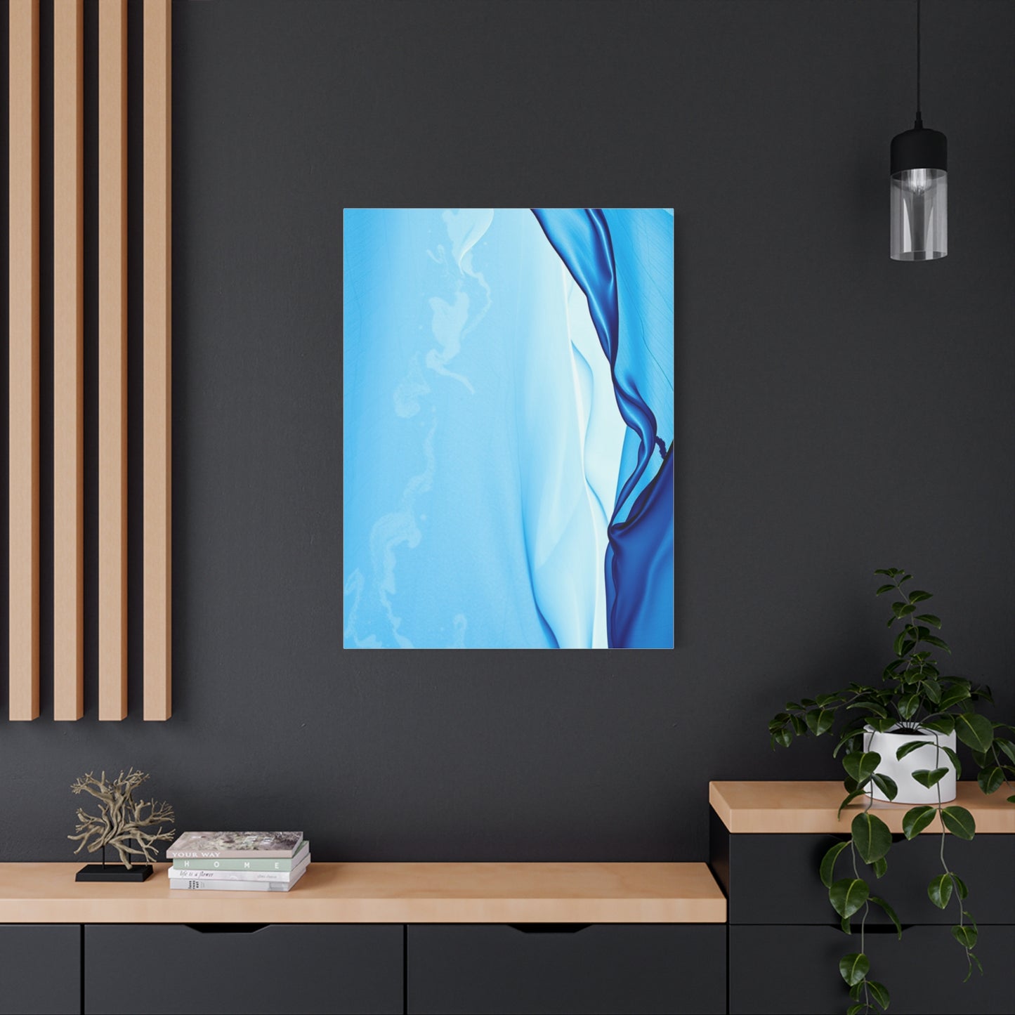Masterpiece Blue and White Art Vision Wall Art & Canvas Print