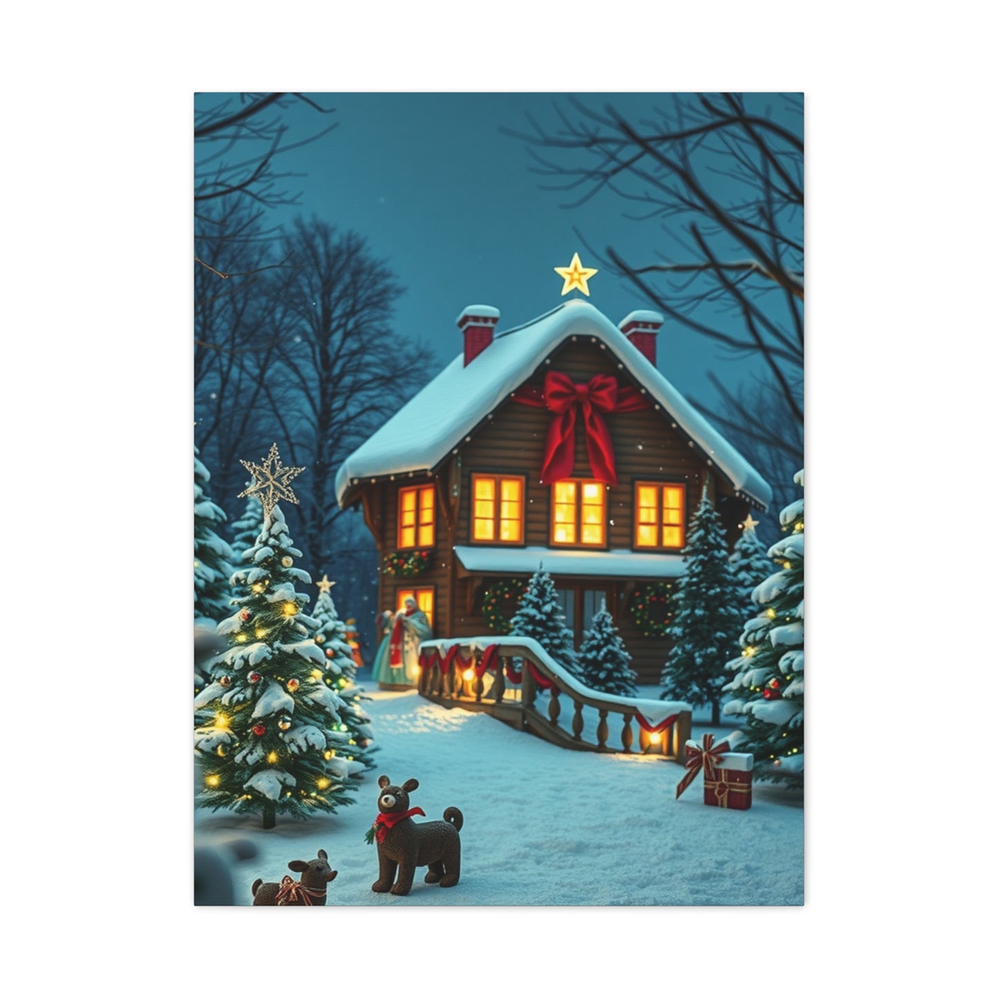 Nostalgic Noël Elegance Wall Art