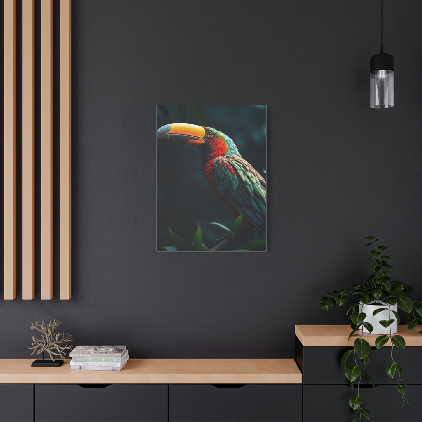 Tropical Birds Art Supreme Gallery Wall Art & Canvas Print